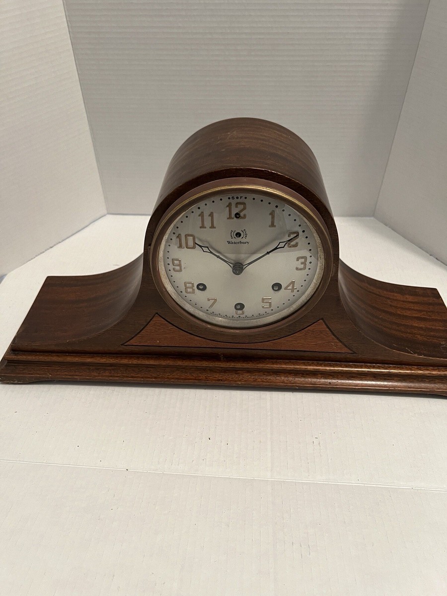 WATERBURY 8 DAY WESTMINSTER CHIME MANTLE CLOCK, c. 1920s - Needs