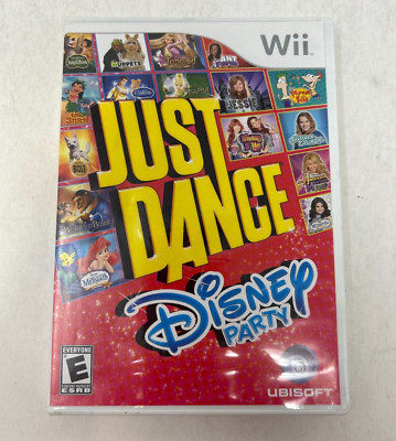 Case and Manual Only NO GAME Just Dance Disney Party Nintendo Wii Authentic