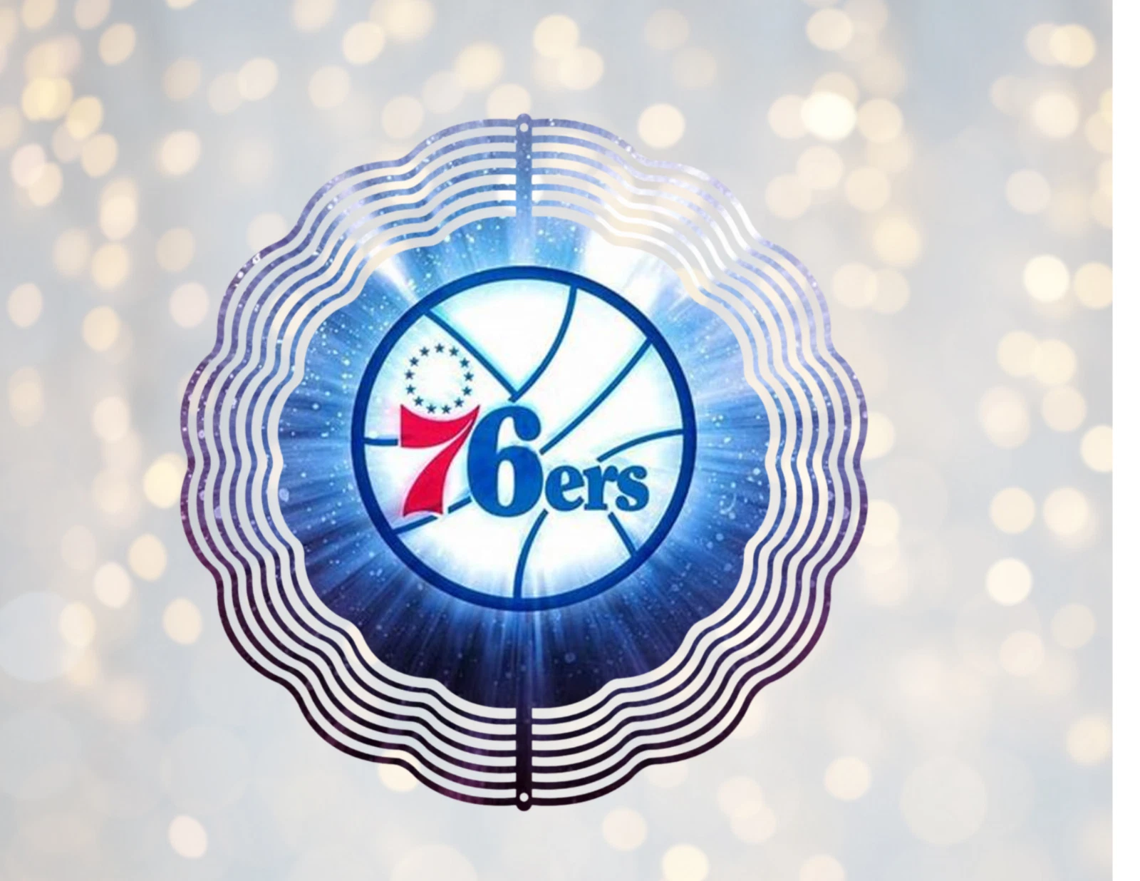 Philadelphia 76ers  Round Wind Spinner