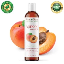 Apricot Kernel Oil 8 oz. 100% Pure Natural Seed Carrier For Skin, Hair, Face