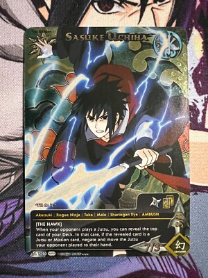 Sasuke Uchiha - S22 - Super Rare - Naruto CCG - Near Mint | eBay