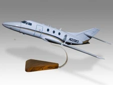 Dassault Breguet Falcon 10 Desk Wood Airplane New Model Large Scale 1/32