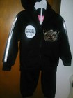 Girl's 2 Piece Sequins Sweat Suit/Jogging Outfit W/Hood * Size 18 M * Brand New! — photo 9