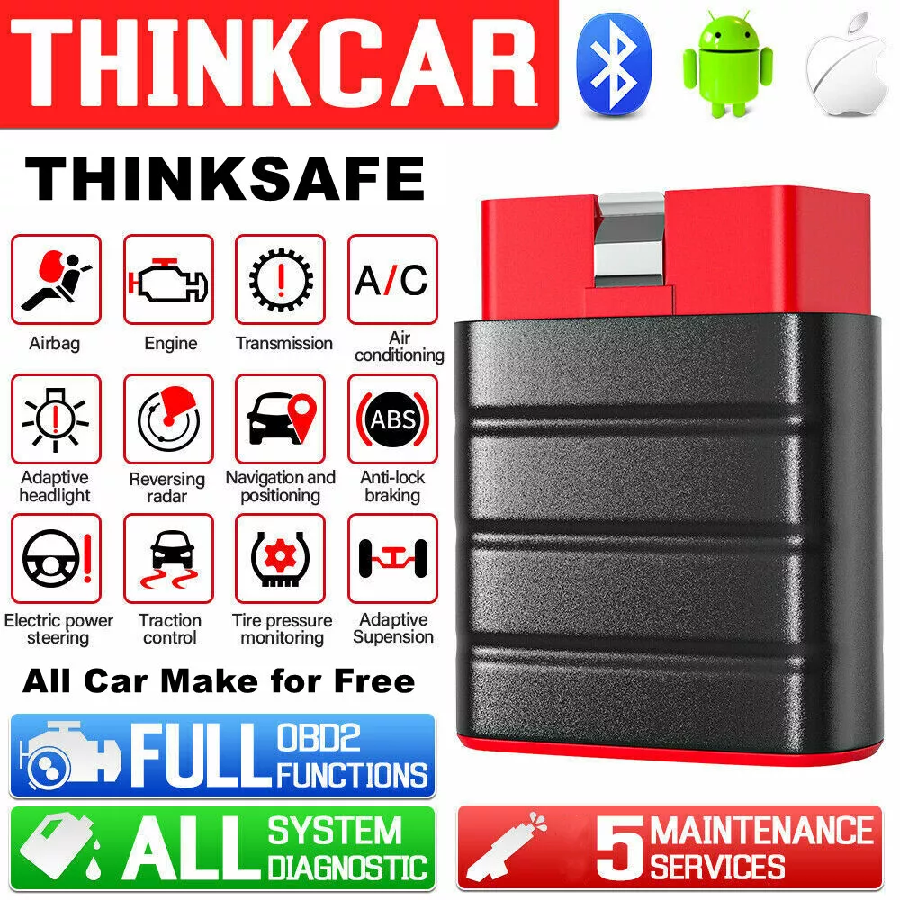 Thinkcar 5 in. OBD2 Scanner Car Code Reader Professional Tablet