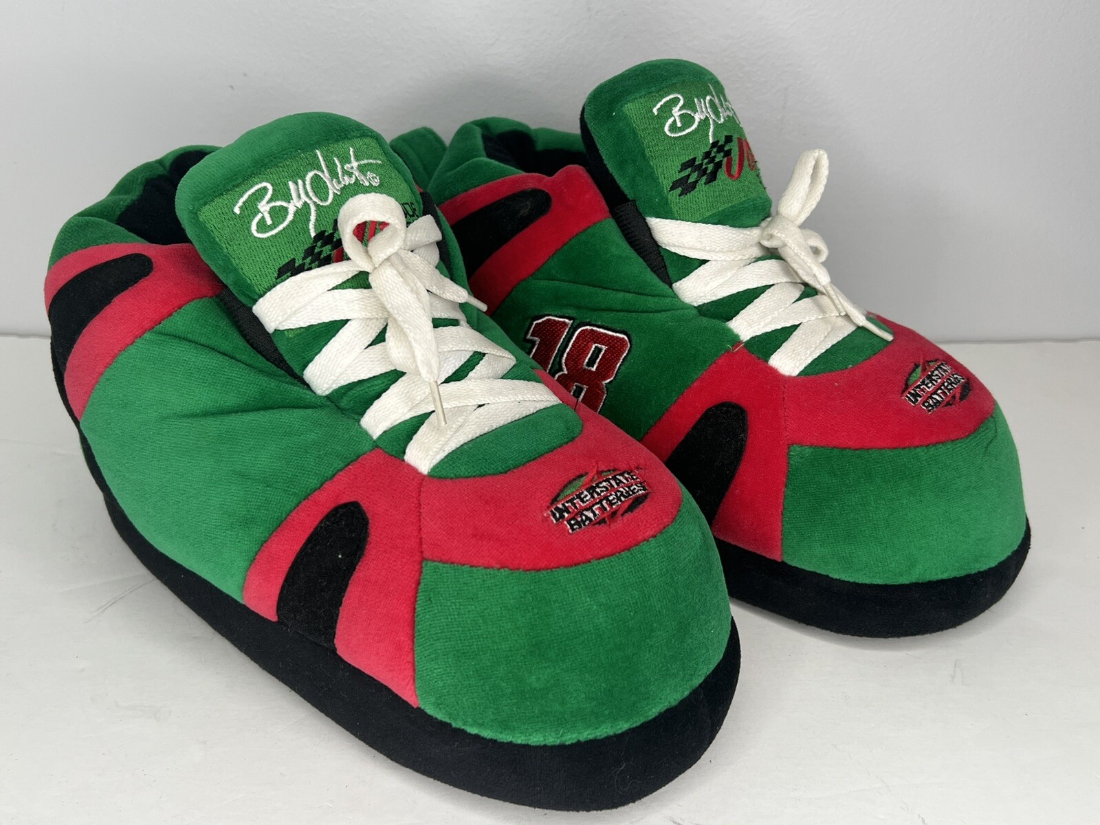 Interstate Batteries Bobby Labonte #18 Wild Cats Sneaker Slippers for Comfort-image