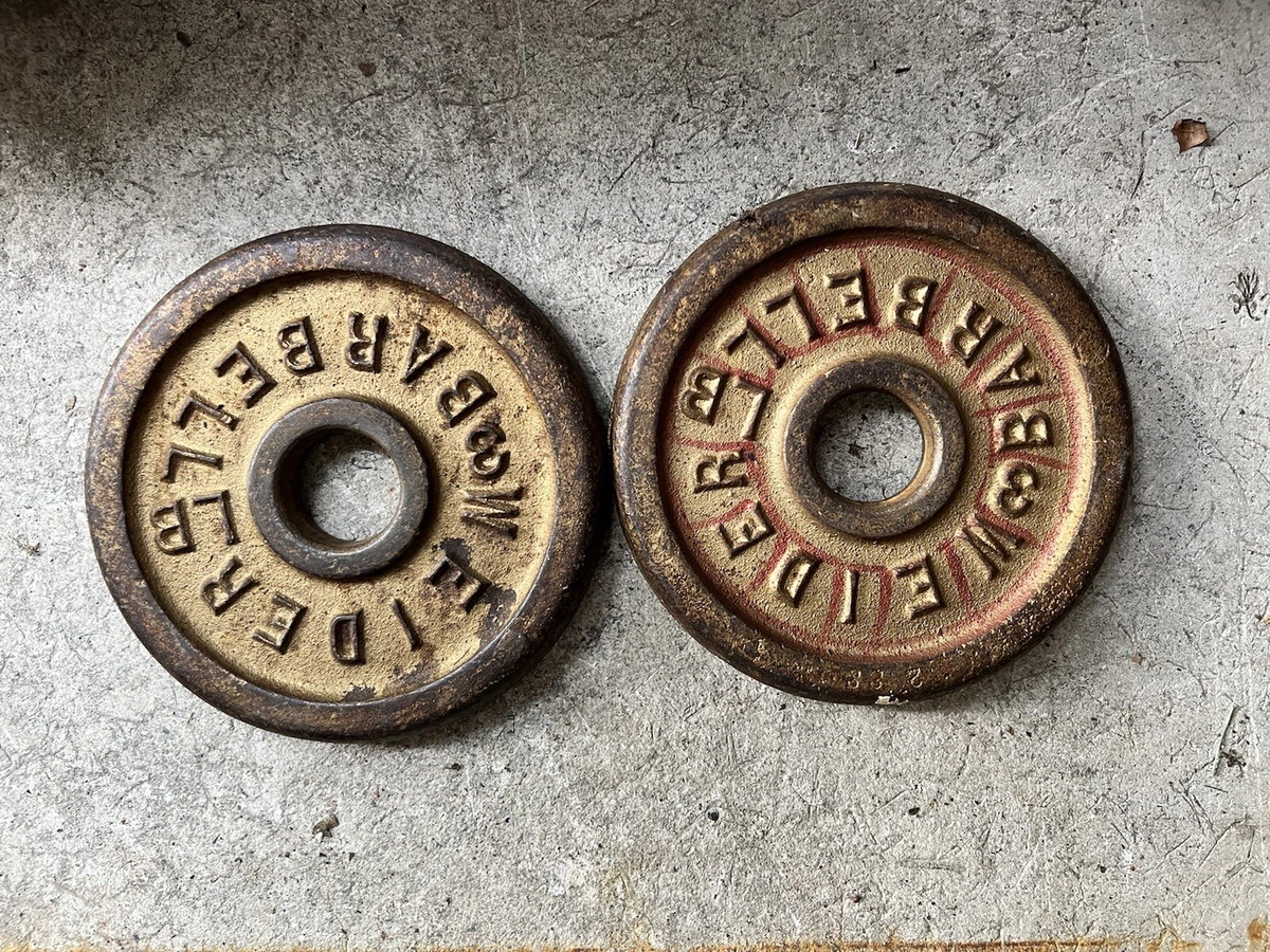 Weider cast online iron weight set