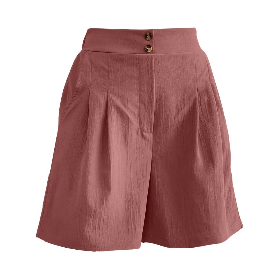 Plus Size Womens Ladies Elastic Waist Shorts Summer Beach Sport Hot