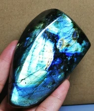 Polished Nice Blue Flash Labradorite Spectrolite Freeform Reiki Stone