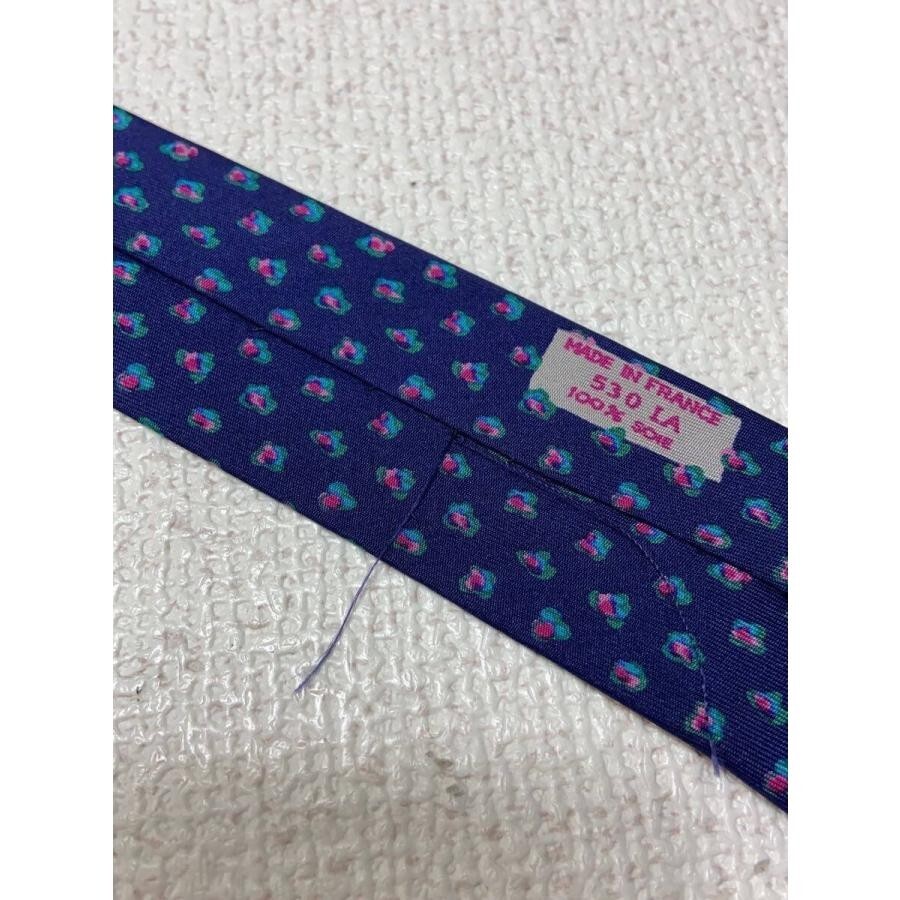 HERMES ネイビー Hermes H pattern Navy men's tie HERMES – 銀蔵オンライン