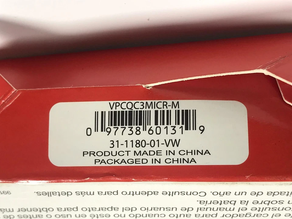 Cargador universal para vehículo Verizon Micro USB con tecnología de carga rápida Foto 4 de 4