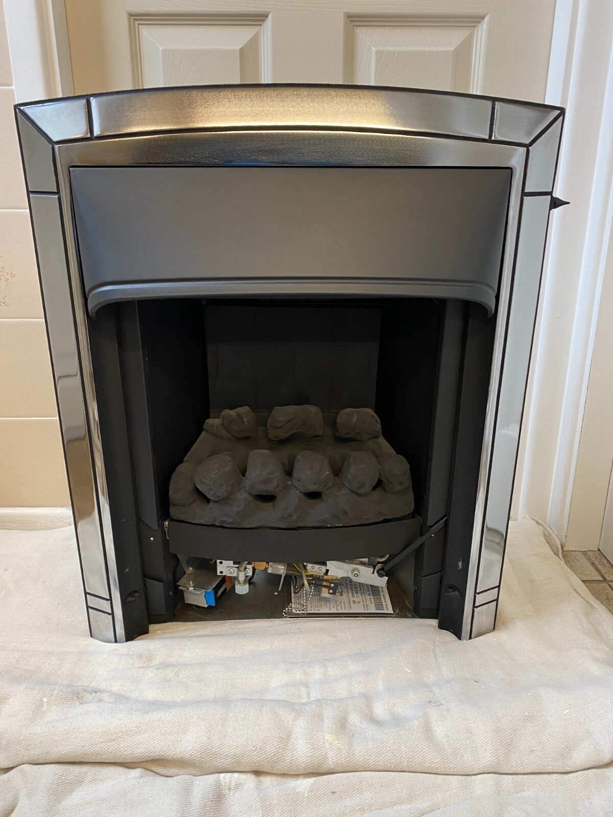 Valor Dream Chrome Inset Gas Fire eBay