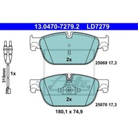 Ate BremsbeläGe Vorne FüR Peugeot 508 Sw I Rcz CitroëN C5 Iii Break DS5