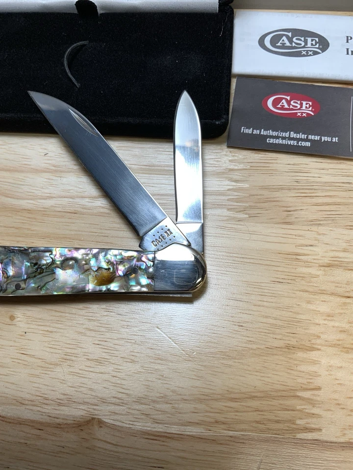 Cuchillo Case XX Copperhead Precioso ABALONE Wharncliffe 8249 W SS + Caja Papeleo Foto 2 de 4