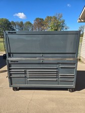 Snap On Triple Bay Tool Box With Stainless Steel Topper And Hutch