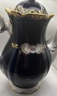 Reichenbach Germany Echt Kobalt 24k Gold Border Floral Coffee Pot w/Lid. 8159K — photo 5