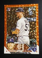 2023 Topps Update Series BRADEN BRISTO RC /299 Orange Foil #US282 - Tigers, Rays