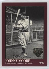 1994 The Sporting News Conlon Collection Burgundy Johnny Moore #1184 0w7