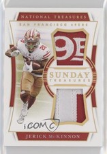 2020 Panini National Treasures Sunday Team Logo 6/7 Jerick McKinnon #ST-JM s3g