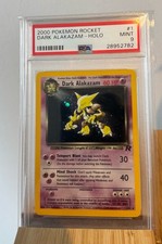 🥄 Dark Alakazam Holo PSA 9 Mint – 2000 WOTC – Pokémon Team Rocket (Unlimited)