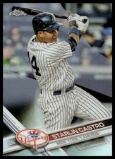 2017 Topps Chrome Starlin Castro New York Yankees Refractor #69