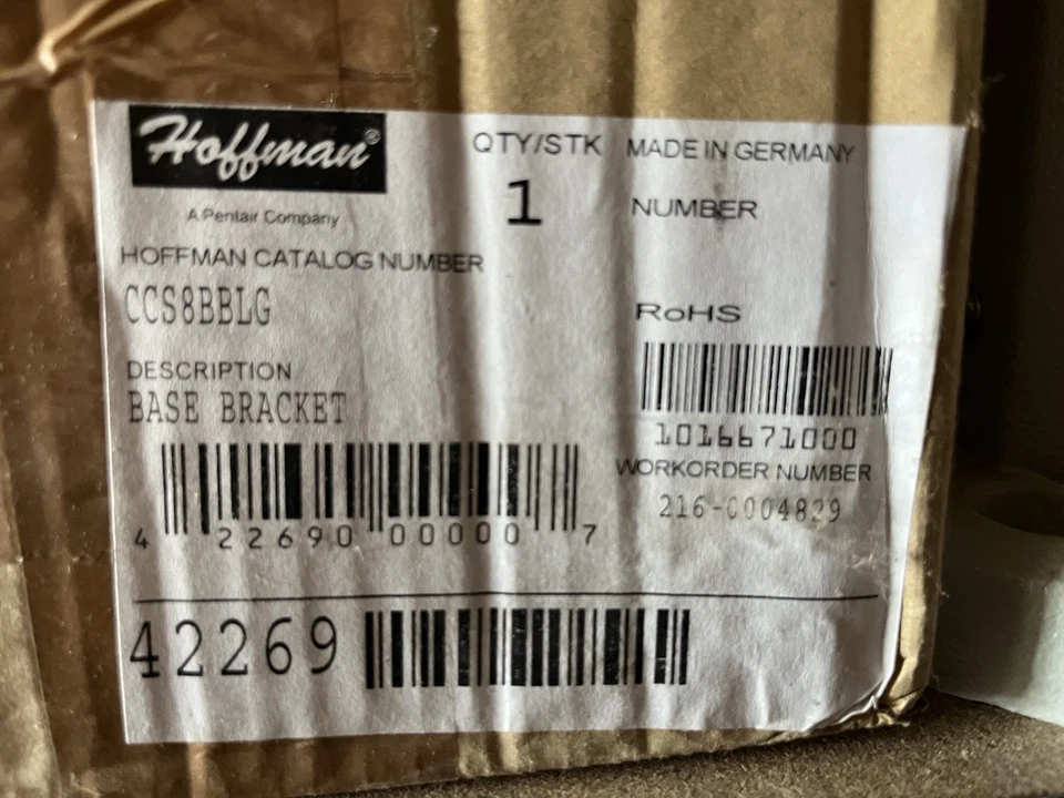 C-CSS48BB Hoffman base bracket - Image 2 of 2