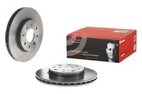 2X Brembo Bremsscheibe Prime Line - Uv Coated 09.8616.11 FüR Fiat Ford 500 Ka