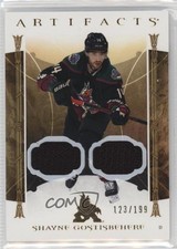 2022 Artifacts Stars Gold Material Relics 123/199 Shayne Gostisbehere #131 b8j