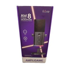 Fifine AM8 Dynamic Microphone USB/XLR Customizable RGB Handy Function Key Black