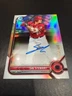 Sal Stewart 2022 Bowman Refractor Chrome Auto 1st RC /499 #324 Clean Ungraded