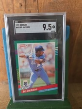1991 Donruss - Bo Jackson #632 4 Purple Stripes on Right Border
