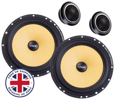 Vibe Blackair 6,5 Zoll Komponenten-Lautsprecher-Set