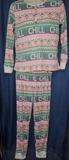 Justice 2 Piece Womans Sleep Set In Multi Colors Size 18/20