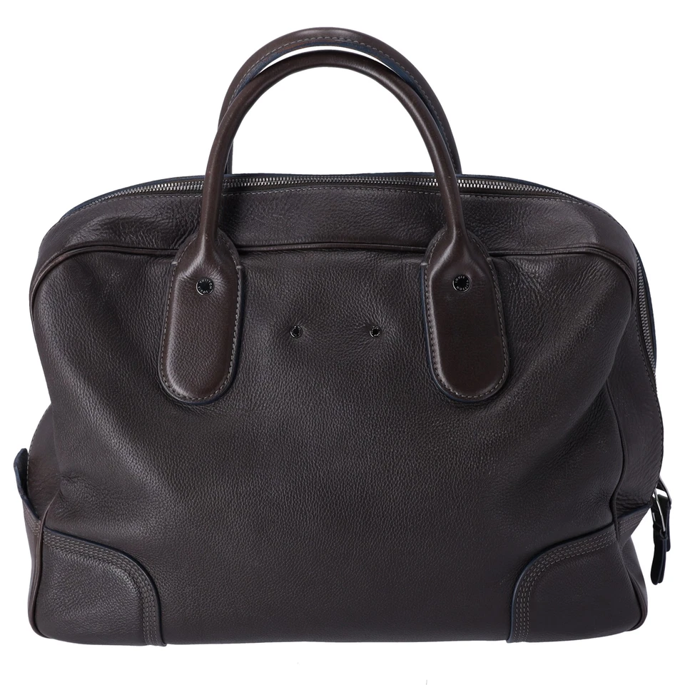 Louis Vuitton Maletín Suave Cuir Siwa Bolso de Negocios M95778 Cuero Marrón Oscuro Foto 3 de 4