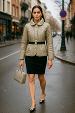 MARC By JACOBS Jacket S Y2K Holiday Party GOLD Shimmer PUFFER EVENING