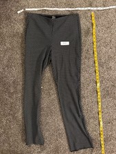 Chico's black white patterned pull-on pants Chico's 1.5R US 10R