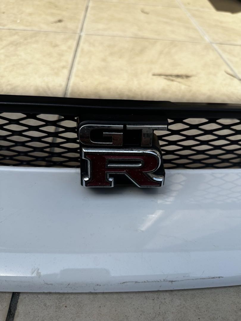 JDM NISSAN GT-R Front Grille White BCNR33 R33 SKYLINE OEM Used | eBay
