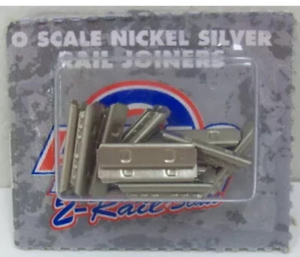 ATLAS O 2-RAIL NICKEL SILVER RAIL JOINERS #7091! O SCALE 148 TRACK PACK ...