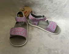 See Kai Run Basics Logan Sandals Shoes Toddler Girls Sz 9 Water Purple Spots