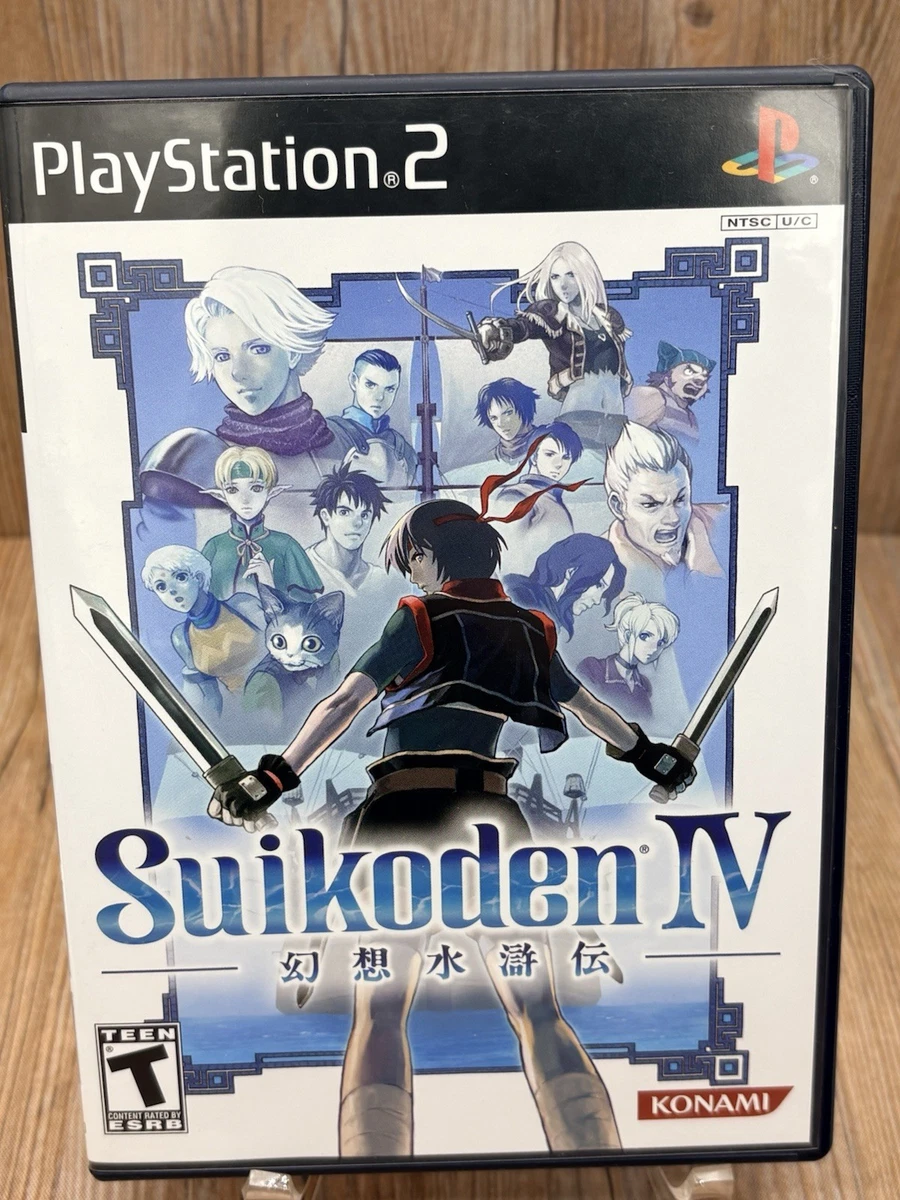Suikoden IV Sur PS2 - Version US Import - Très Bon état - Jeu Complet
