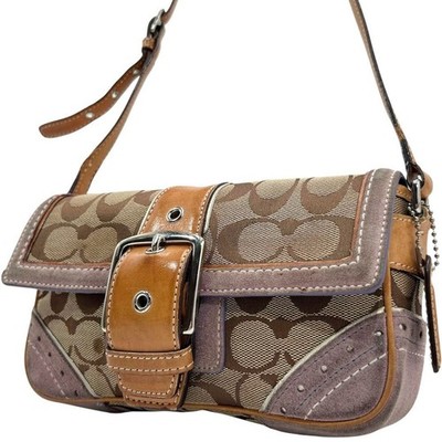 バッグ Coach Soho Signature Shoulder Bag suede s-l400.jpg