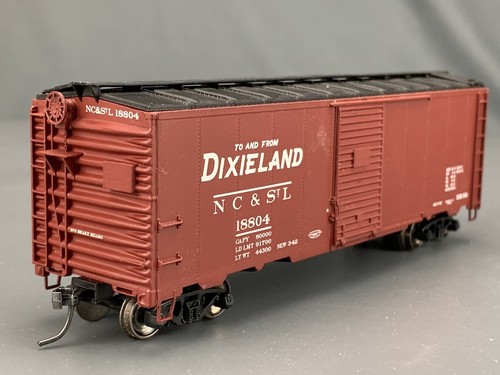 Coche de carga Atlas escala HO 1937 AAR 40’ NC&StL Dixieland #18804 RTR HO8751 | Condition: Used