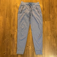 Athleta Trekkie North Jogger Women 4 Tall Blue Hiking Pants Athleisure Ripstop