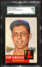 1953 Topps #149 Dom DiMaggio DP SGC 60 EX 5 C101895