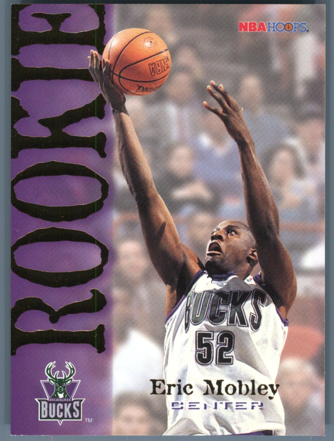 1994-95 Hoops Schick NBA Rookies Milwaukee Bucks Eric Mobley #NNO