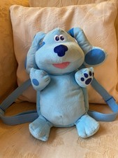 Blues Clues Nickelodeon Plush Cuddly Toy Backpack  Rare Excellent Condition 2001