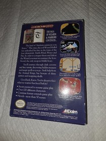 Acclaim IronSword: Wizards & Warriors II (Nintendo NES) cartuccia gioco con custodia