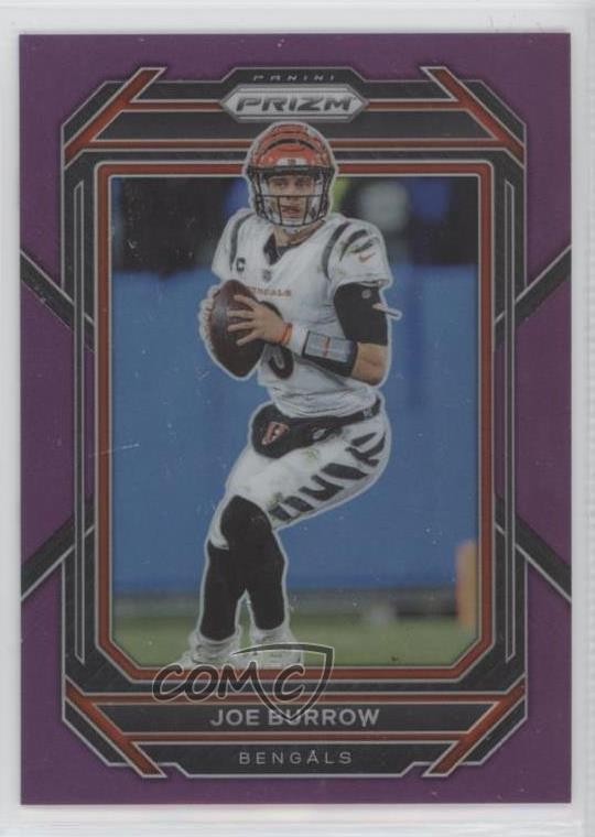 2022 Panini Prizm Purple Prizm 106/125 Joe Burrow #56 09gn