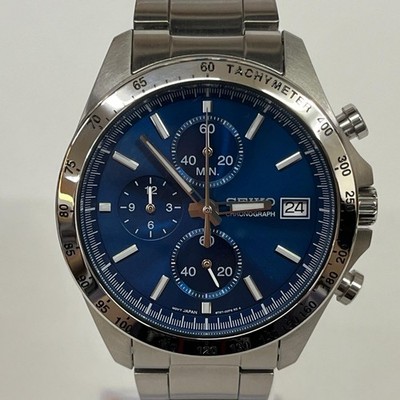 SEIKO Seiko 8T67-00C0 Blue Case Size 4.2cm Unisex Used Watch