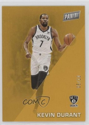 2022 Panini Father's Day Gold 5/10 Kevin Durant #3 x2o