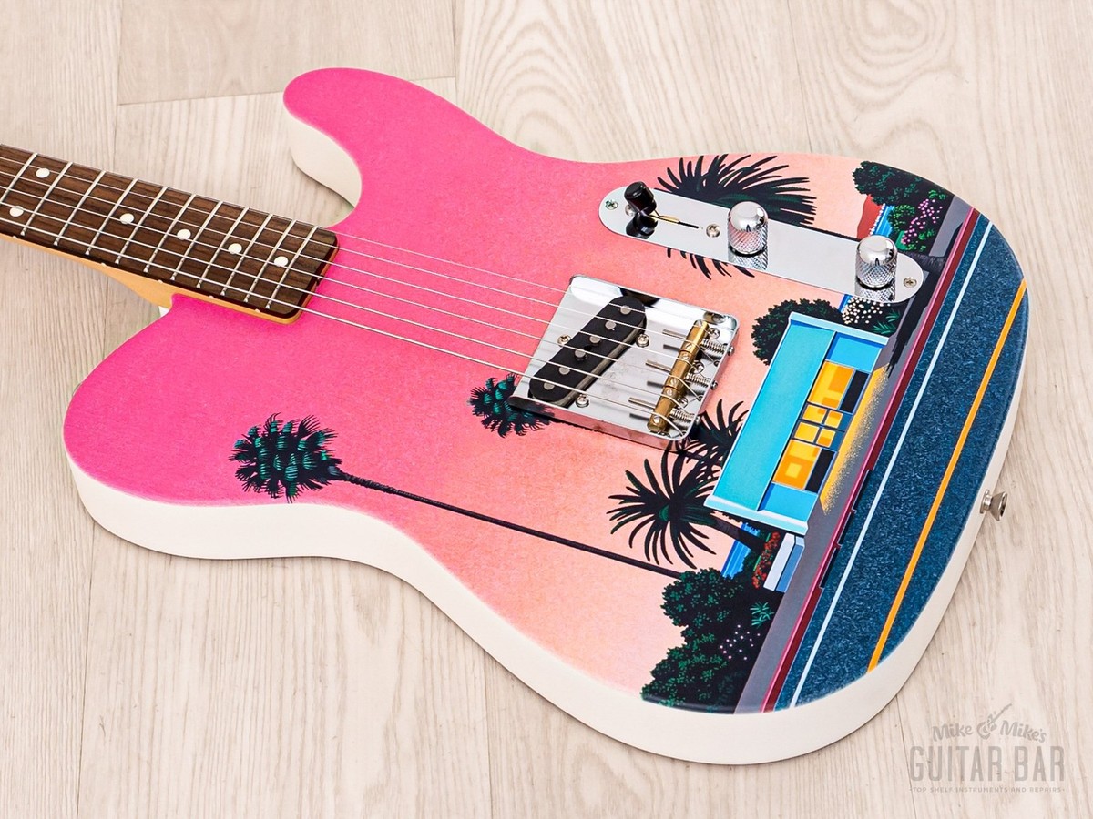 2022 Fender Japan Art Canvas Esquire Hiroshi Nagai No 2, Mint w